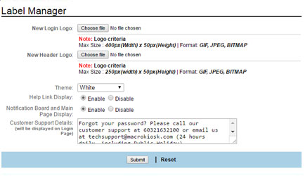 Label Manager Module